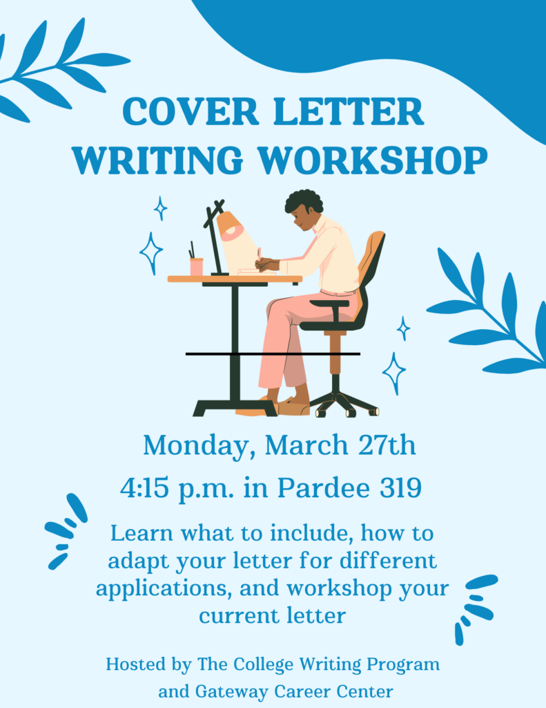 resume and cover letter workshops